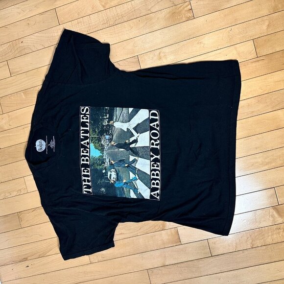 THE BEATLES Abbey Road Album Cover Graphic Tee T Shirt Size Large - Picture 2 of 6